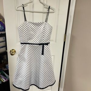Dress with polka dots